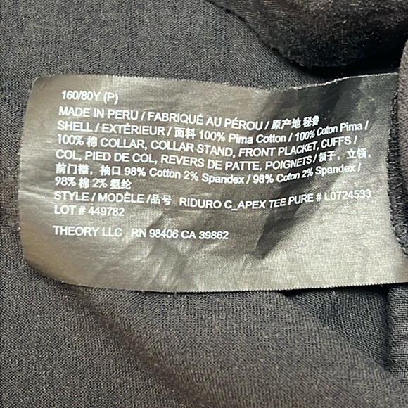 ✨ THEORY ✨ Pima Cotton Button Down Shirt. - Picture 11 of 15